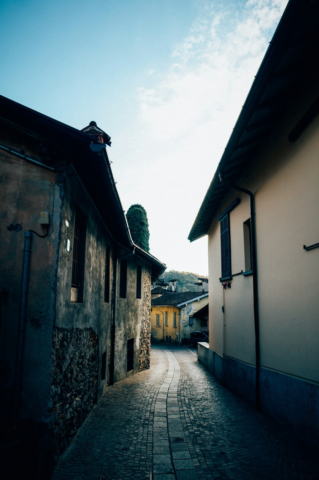 abandoned village street